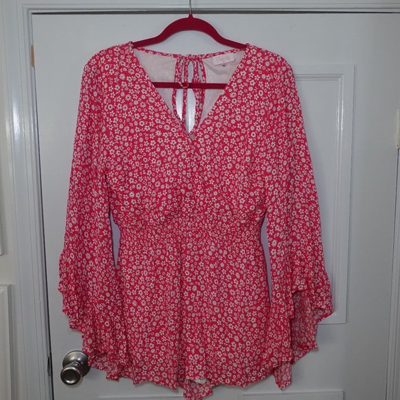 Pink Lily Pants - Pink Romper